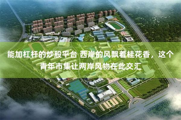 能加杠杆的炒股平台 西岸的风飘着桂花香，这个青年市集让两岸风物在此交汇