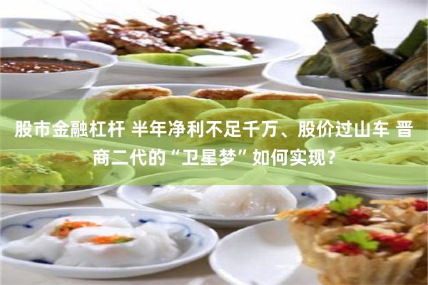 股市金融杠杆 半年净利不足千万、股价过山车 晋商二代的“卫星梦”如何实现？